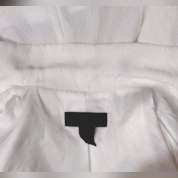 Black Tie white blazer ButtonUp jacket, textured pattern, spread collar, 16P - Picture 12 of 13